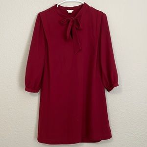 2/$14 - Dark Red Half-sleeve Dress